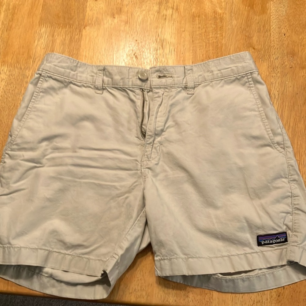 Patagonia 5in khaki shorts